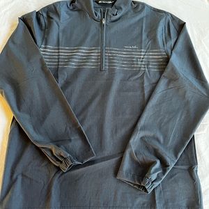 Travis Mathew Striped Quarter Zip